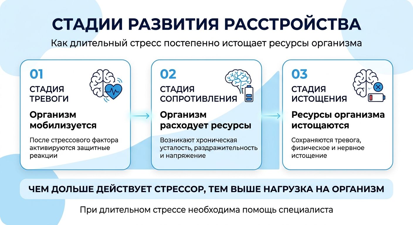 Лечение стресса в Каспийске инфографика